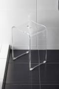Stolička sprchová SAT volně stojící plast (transparentní)