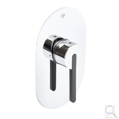 Sprchová baterie SAT Fusion včetně podomítkového tělesa chrom lesk SATBSFU210TC. obr. 1