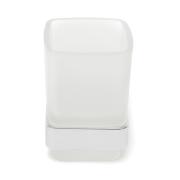 Držák skleniček SAT Simply S včetně skleničky chrom/mléčné sklo SATDSIMS27. &nbsp;(3)