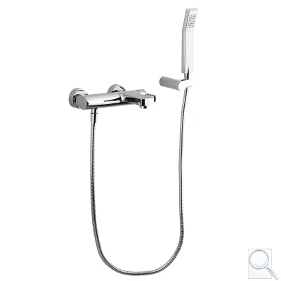 Vanová baterie Paffoni Ringo se sprchovým setem 150 mm chrom RIN023. 