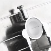 Univerzální posuvná polička Siko pro tyče a sprchové sloupy, ABS/chrom SIKOBSPT41. obr. 3&nbsp;