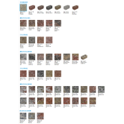 Tvarovka štípaná ze 3 stran - koncová dělitelná. Barvy KB 11-21 B Grind