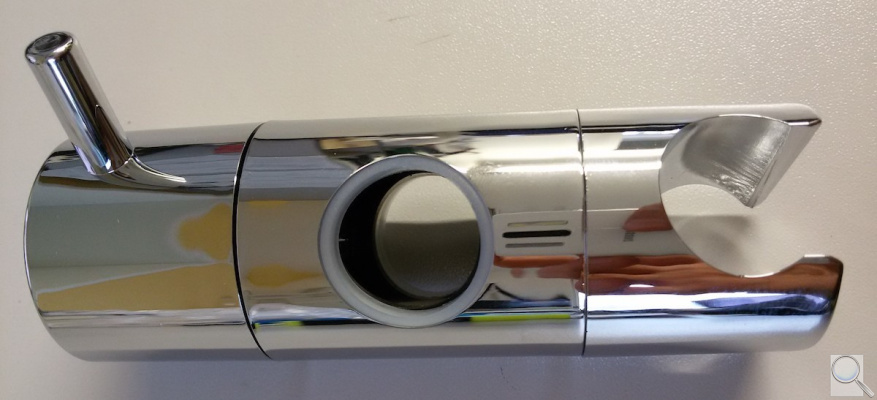 Náhradní jezdec pro sprchovou tyč Optima Comfort chrom OPS040 a sprchový set Optima Comfort chrom OPS070. 