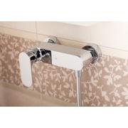 Sprchová baterie SAT Fusion bez sprchového setu chrom SATBSFU268CP. obr. 3