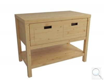 Koupelnová skříňka pod umyvadlo Naturel Country 90x72,5x51 cm přírodní COUNTRY90ZBUMNA obr. 1