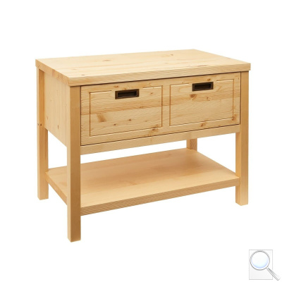 Koupelnová skříňka pod umyvadlo Naturel Country 90x72,5x51 cm přírodní COUNTRY90ZBUMNA. obr. 1