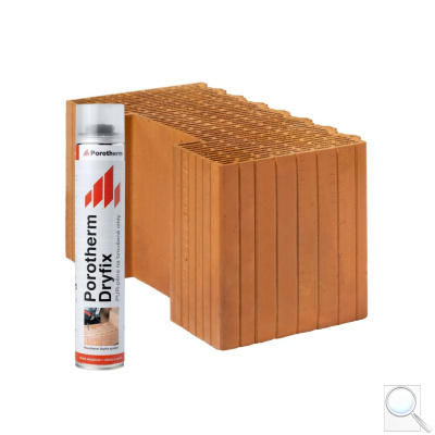 Cihla Porotherm 50 EKO+ Profi Dryfix K - Tepelněizolační broušená. obr. 1