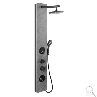 Sprchový panel SAT dekor kámen STONESHOWER. 