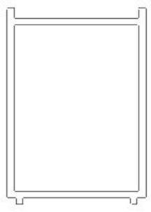 Rozšiřovací profil ke sprchovému koutu Siko TEX NDTEXROZP