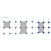 Teleskopický terč pod dlažbu 75-120 mm s kyvnou hlavou Eterno Ivica.