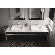 Umyvadlo na desku Kaldewei Puro 3155 90x46 cm alpská bílá bez otvoru pro baterii 900506003001. obr. 4 