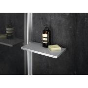 Polička Huppe Select+ černá nebo stříbrná. Stříbrná matná SL2101087