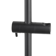 Sprchový systém SAT na stěnu s termostatickou baterií černá matná SATSSTZC. (10)