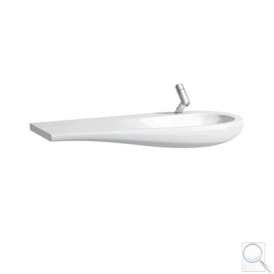 Umyvadlo Laufen Ilbagnoalessi 120x50 cm otvor pro baterii uprostřed H8149744001041. obr. 1