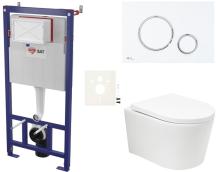 Závěsný WC set do lehkých stěn / předstěnová SAT BREVIS SIKOSSBRTOR76K